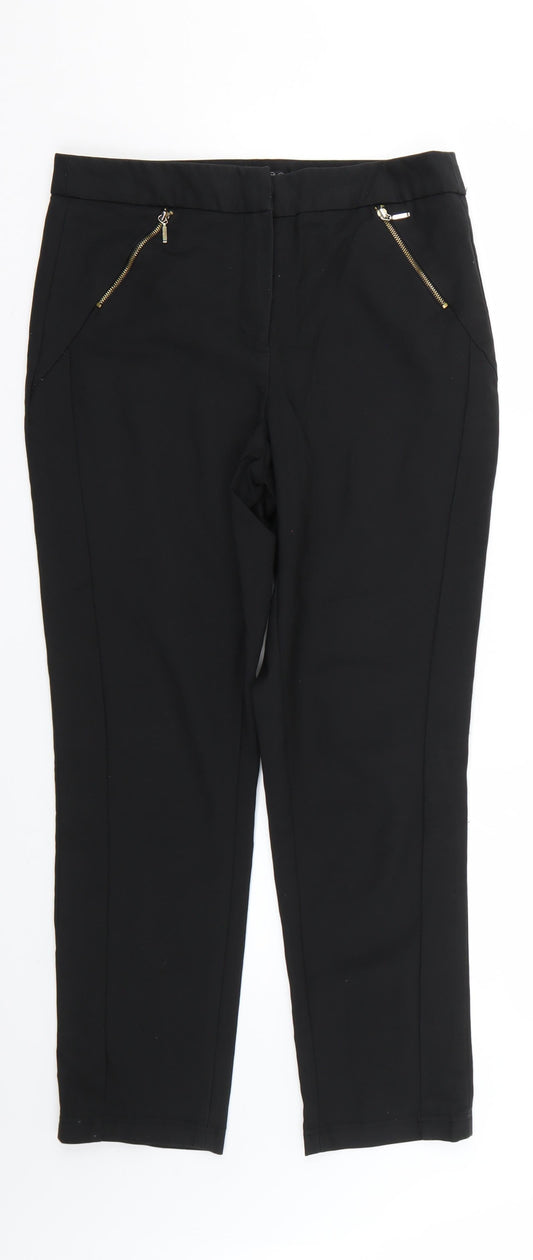 Womens UK Size 12 Atmosphere Regular Fit  Black Trousers