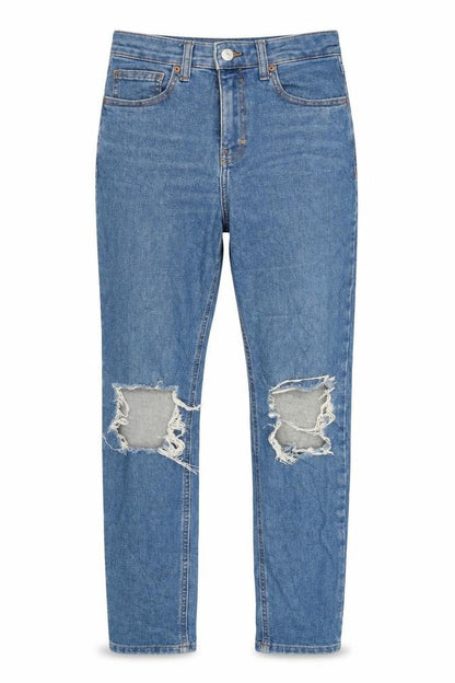Womens UK Size 28 Topshop Regular Fit  Blue Jeans
