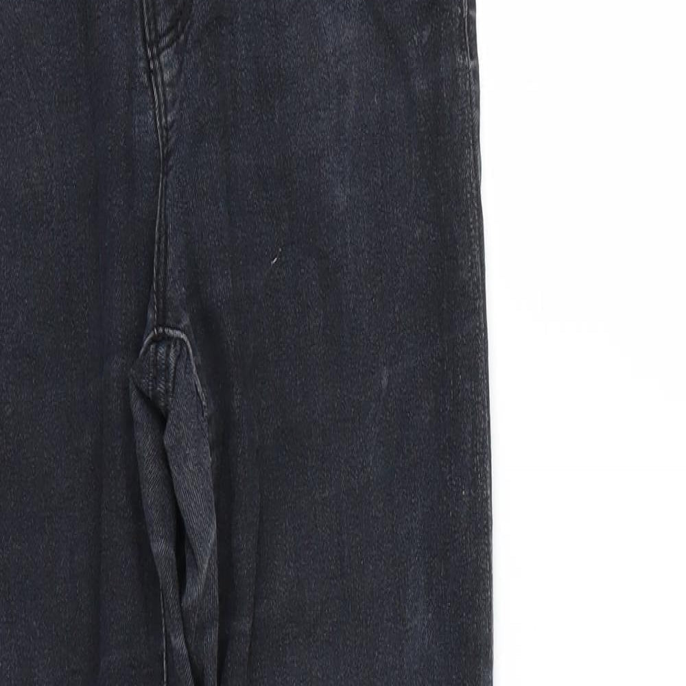 Womens UK Size 10 sinsay Regular Fit Skinny Black Jeans