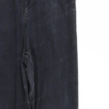 Womens UK Size 10 sinsay Regular Fit Skinny Black Jeans