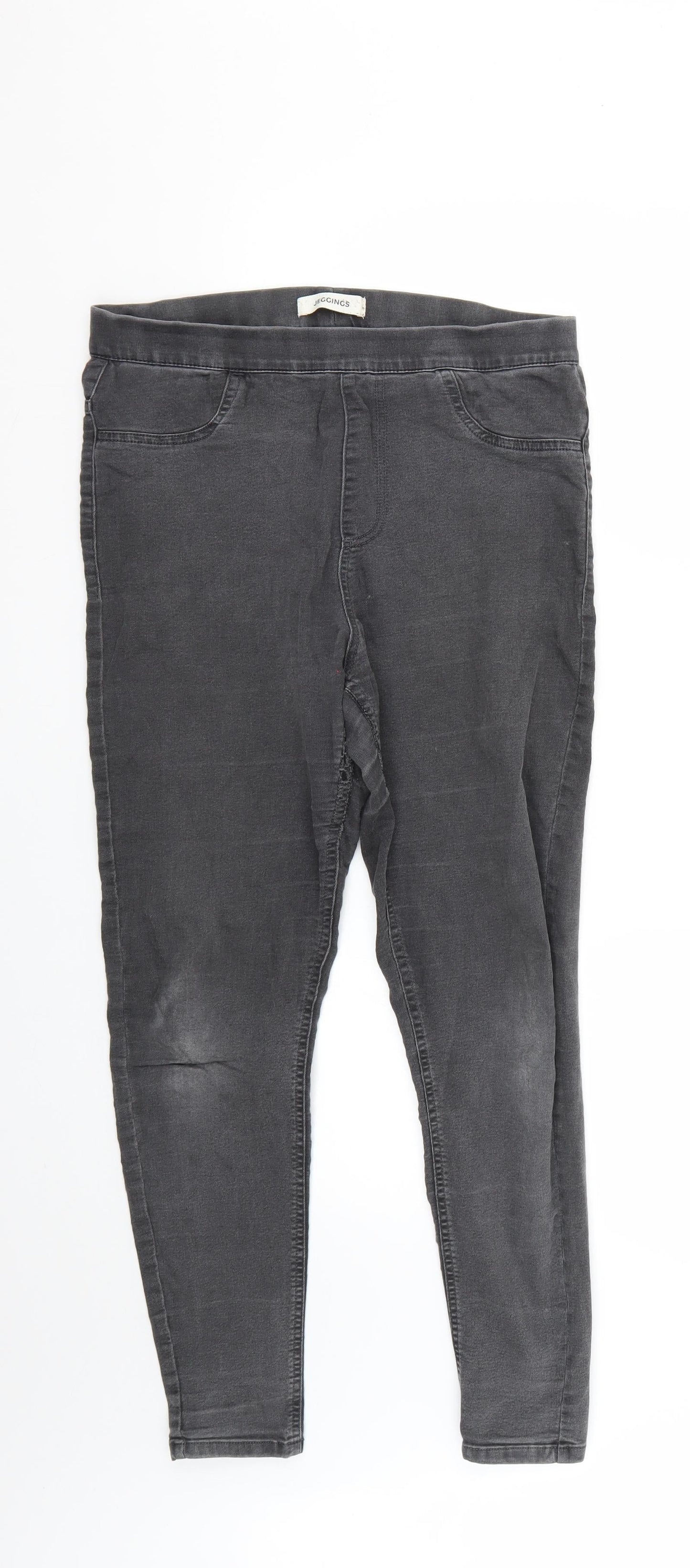Womens UK Size 12 Marks and Spencer Regular Fit Jegging Grey Jeans