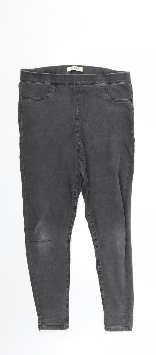Womens UK Size 12 Marks and Spencer Regular Fit Jegging Grey Jeans