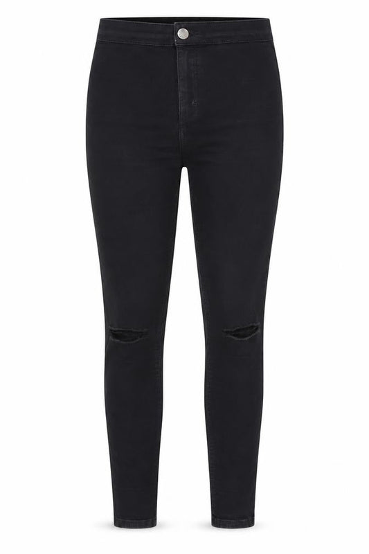 Topshop Womens Black   Skinny Jeans Size 25 in L24 in