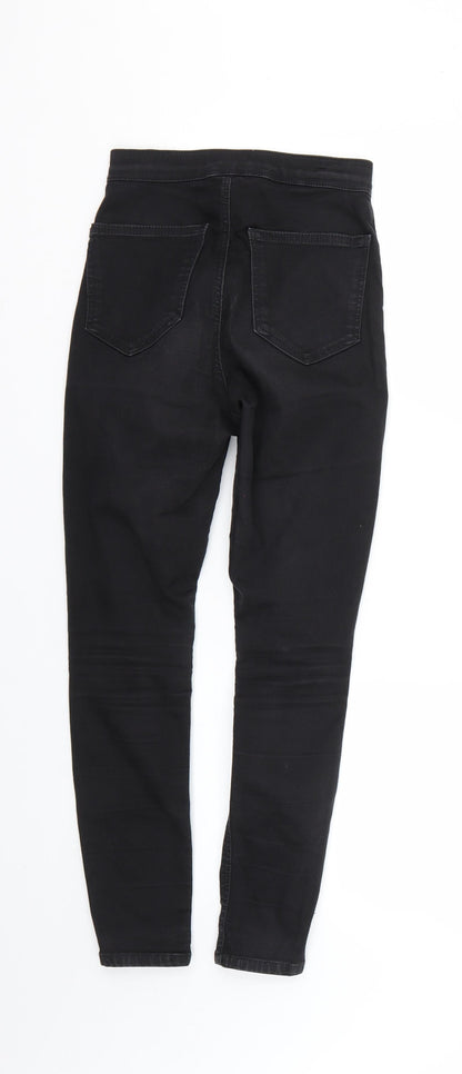 Mens UK Size 25 in Topshop Regular Fit Skinny Black Jeans