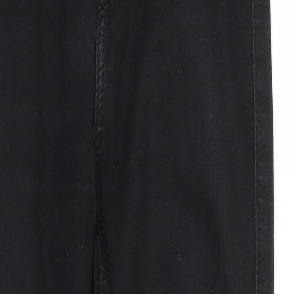 Mens UK Size 25 in Topshop Regular Fit Skinny Black Jeans