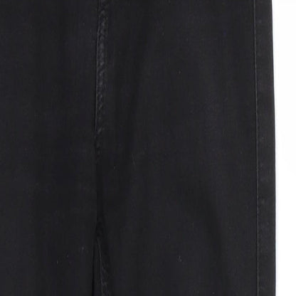 Mens UK Size 25 in Topshop Regular Fit Skinny Black Jeans
