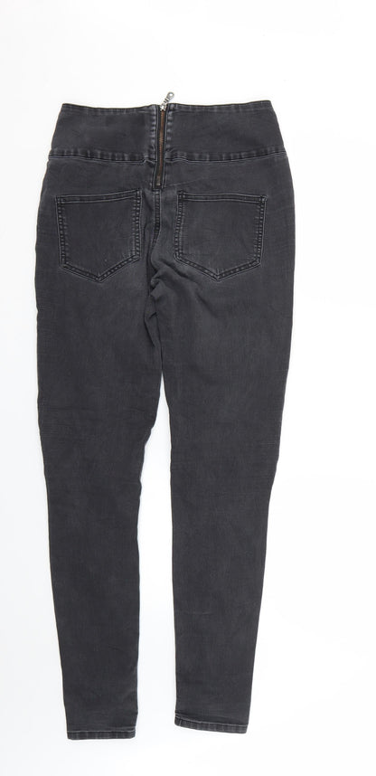 Womens UK Size  Pieces Regular Fit Skinny Black Jeans