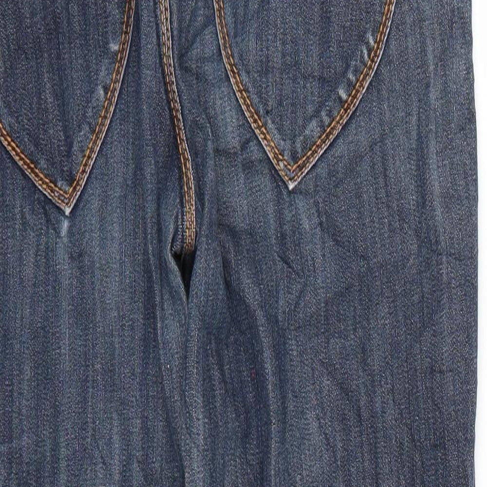 Mens UK Size 30 Preworn Regular Fit Skinny Blue Jeans