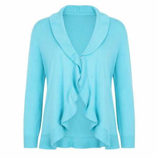 Womens UK Size 2XL Sarah Hamilton Blue Cardigan Jumper