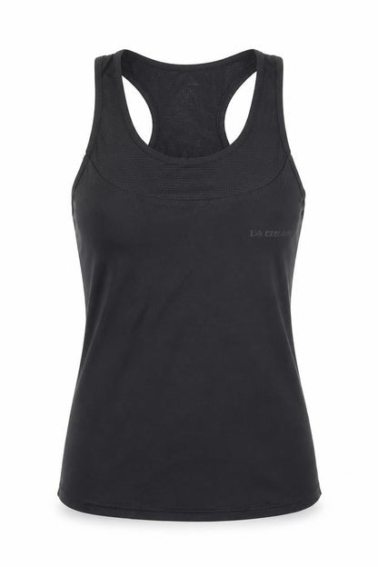 Womens UK Size 8 LA Gear Grey Basic Tank
