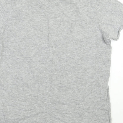 Womens UK Size S Lefties Grey Basic T-Shirt
