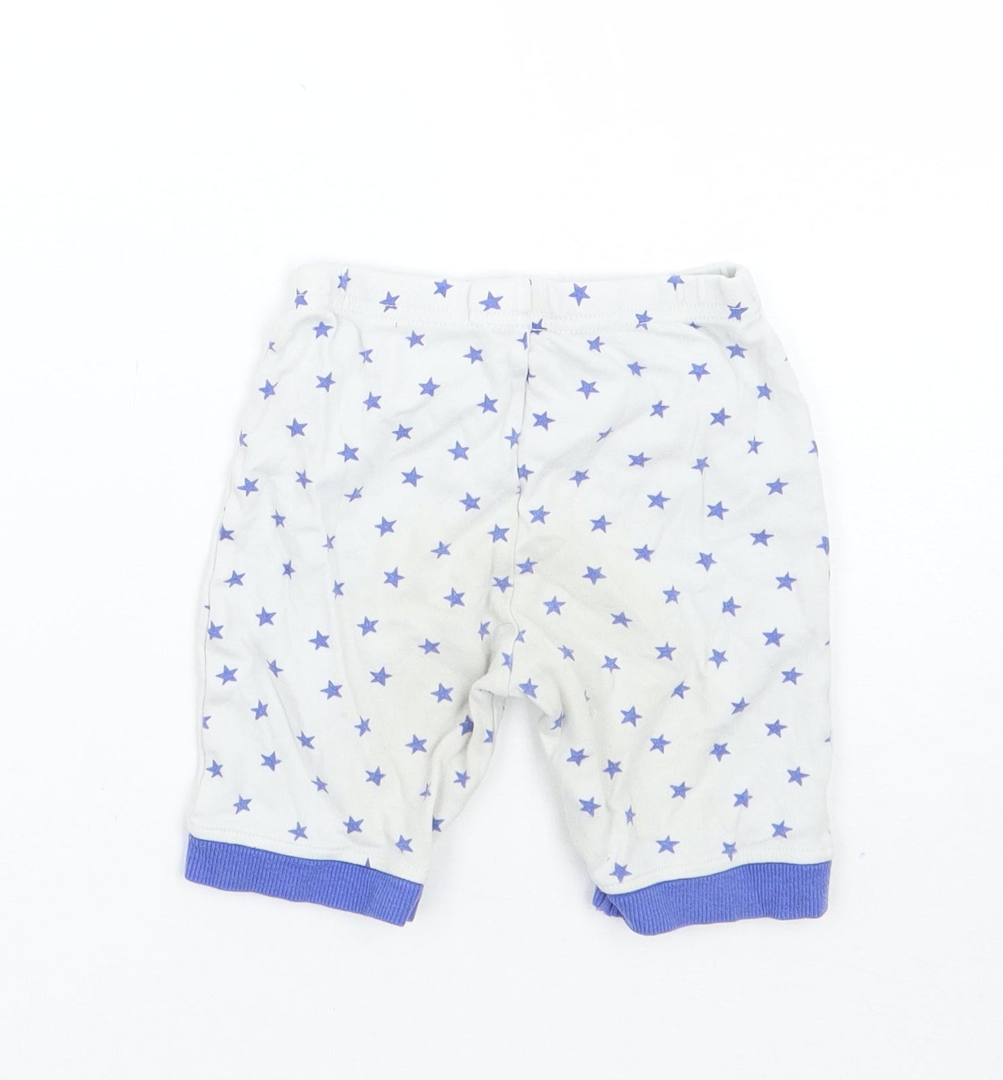 John Lewis Baby White Geometric  Sweatpants Trousers Size 18-24 Months