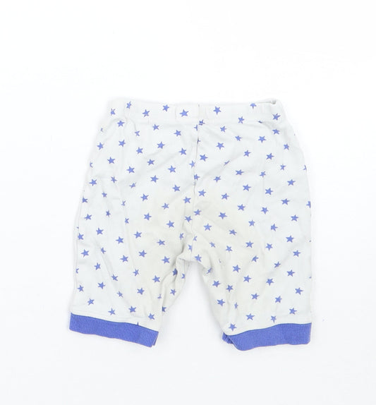 John Lewis Baby White Geometric  Sweatpants Trousers Size 18-24 Months