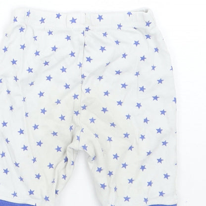 John Lewis Baby White Geometric  Sweatpants Trousers Size 18-24 Months