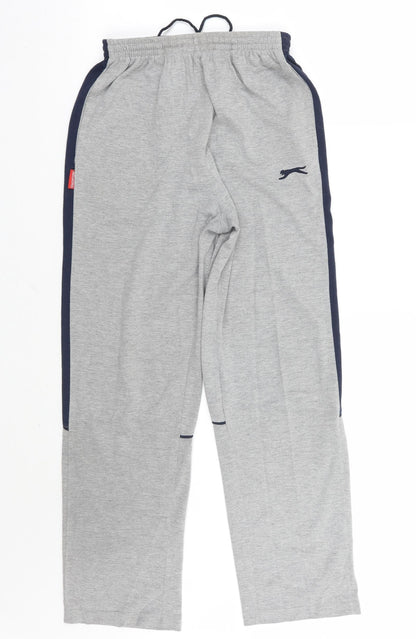 Womens UK Size XS Slazenger Regular Fit Sweatpants Grey Trousers
