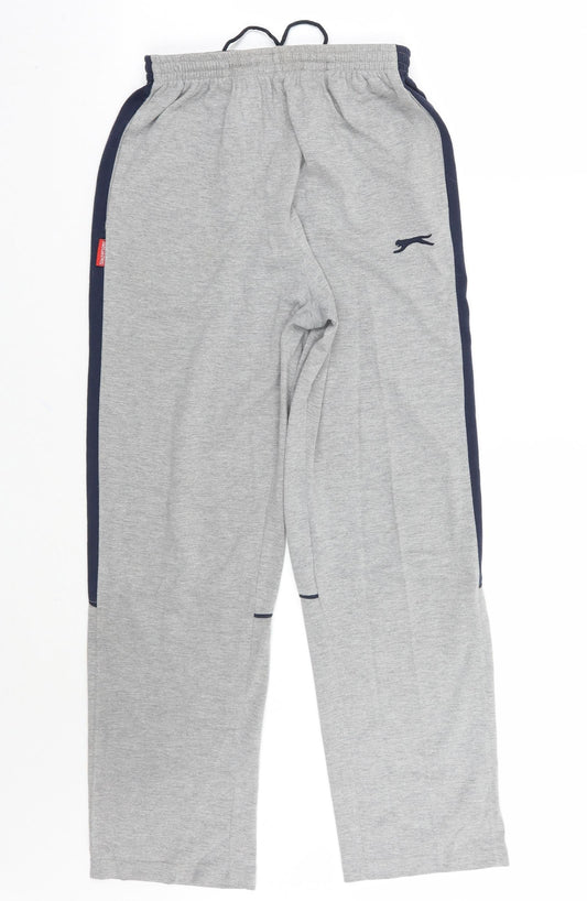 Womens UK Size XS Slazenger Regular Fit Sweatpants Grey Trousers