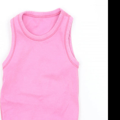 Matalan Girls Pink   Babygrow One-Piece Size 9-12 Months