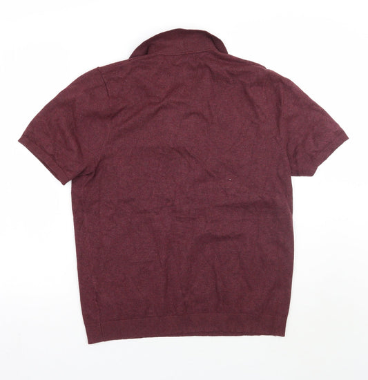 Newlook Mens Red    Polo Size L