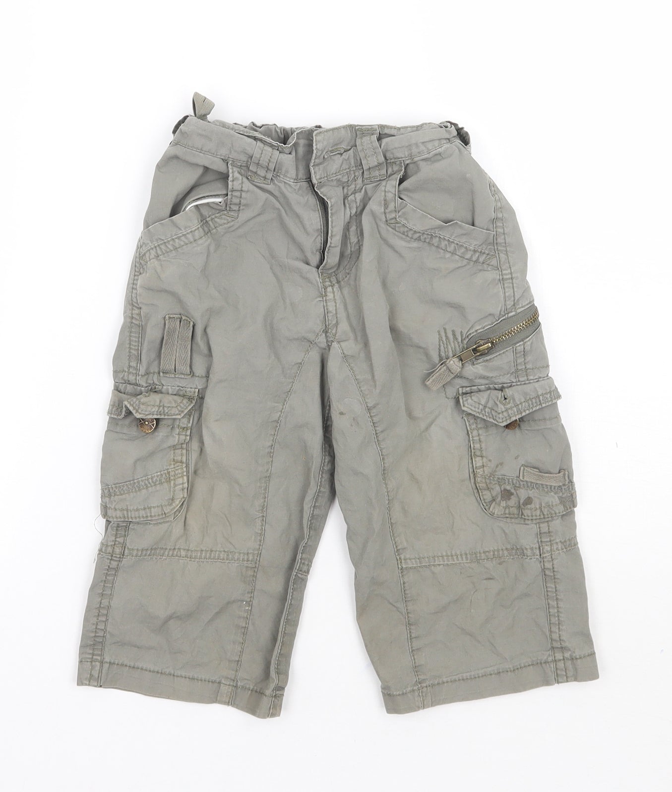 Pumpkin Patch Boys Green   Cargo Trousers Size 12-18 Months