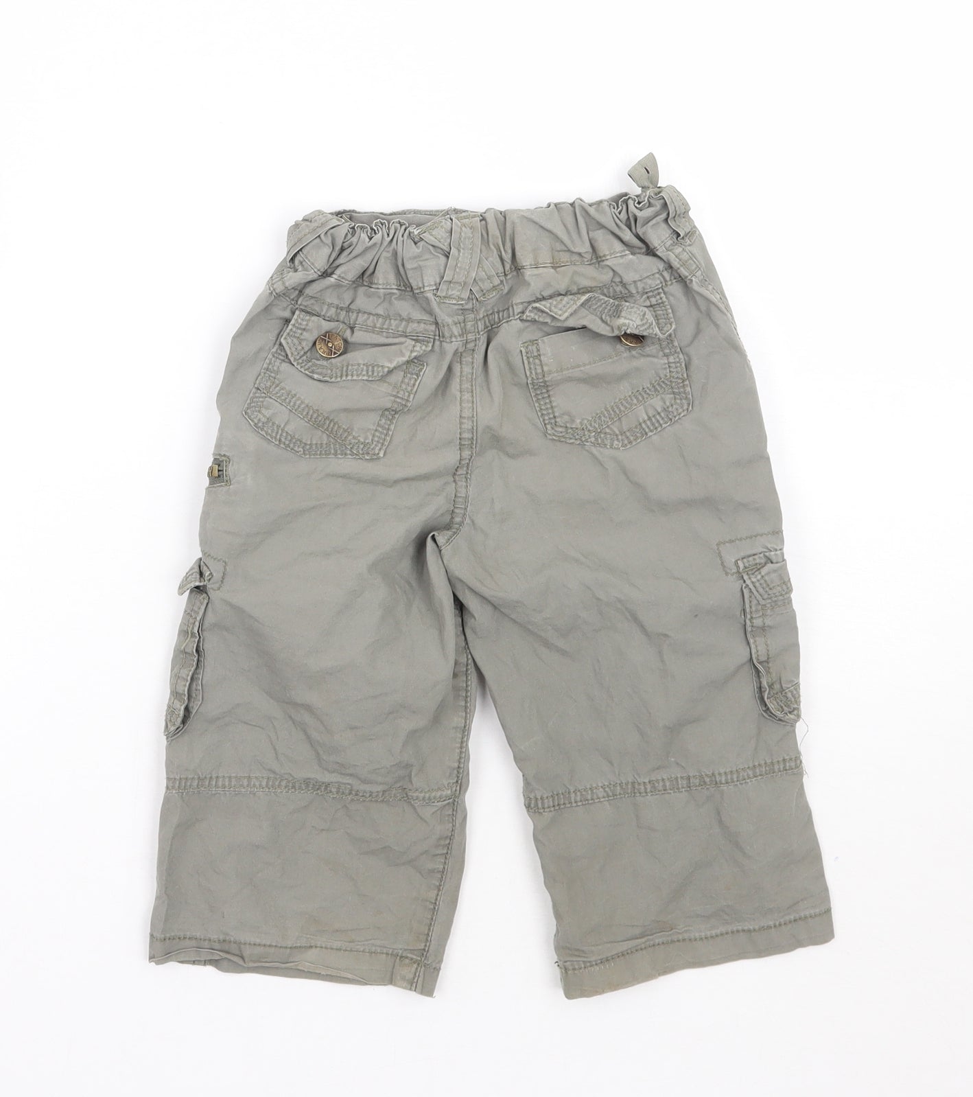 Pumpkin Patch Boys Green   Cargo Trousers Size 12-18 Months