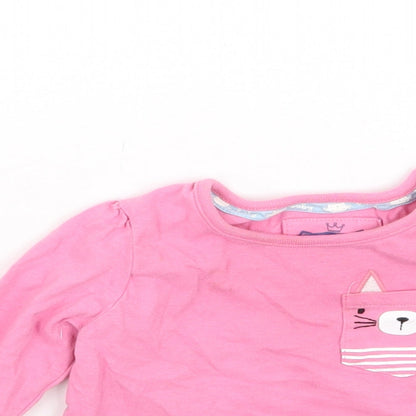 TU Girls Pink   Basic T-Shirt Size 6-9 Months
