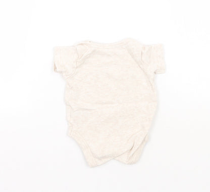 Mothercare Baby Beige Animal Print  Babygrow One-Piece Size Newborn