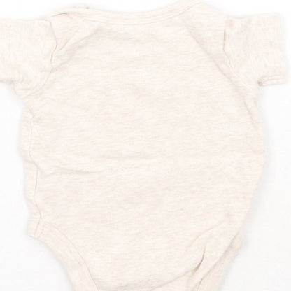 Mothercare Baby Beige Animal Print  Babygrow One-Piece Size Newborn