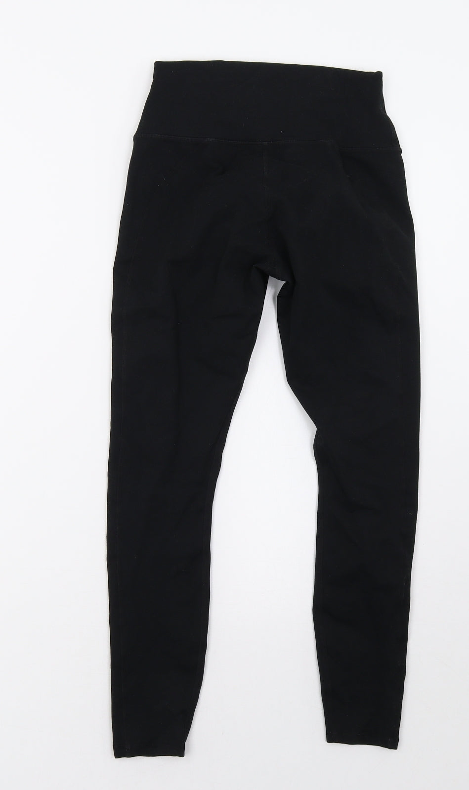 Womens UK Size 6 Preworn  Cropped Black Leggings