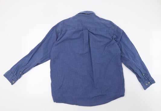sport reed Mens Blue    Button-Up Size L