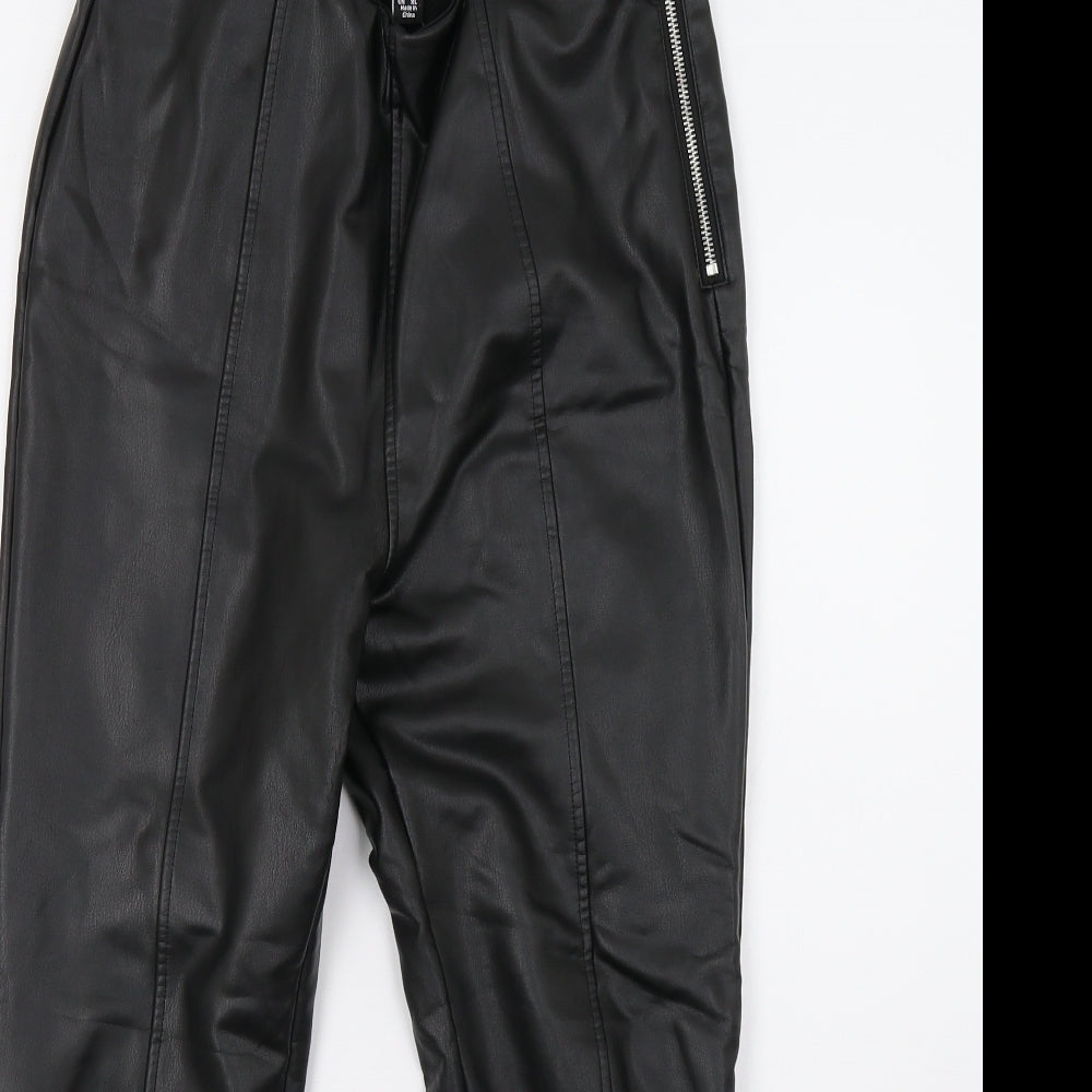 New Look Womens Black   Trousers  Size 12 L26 in