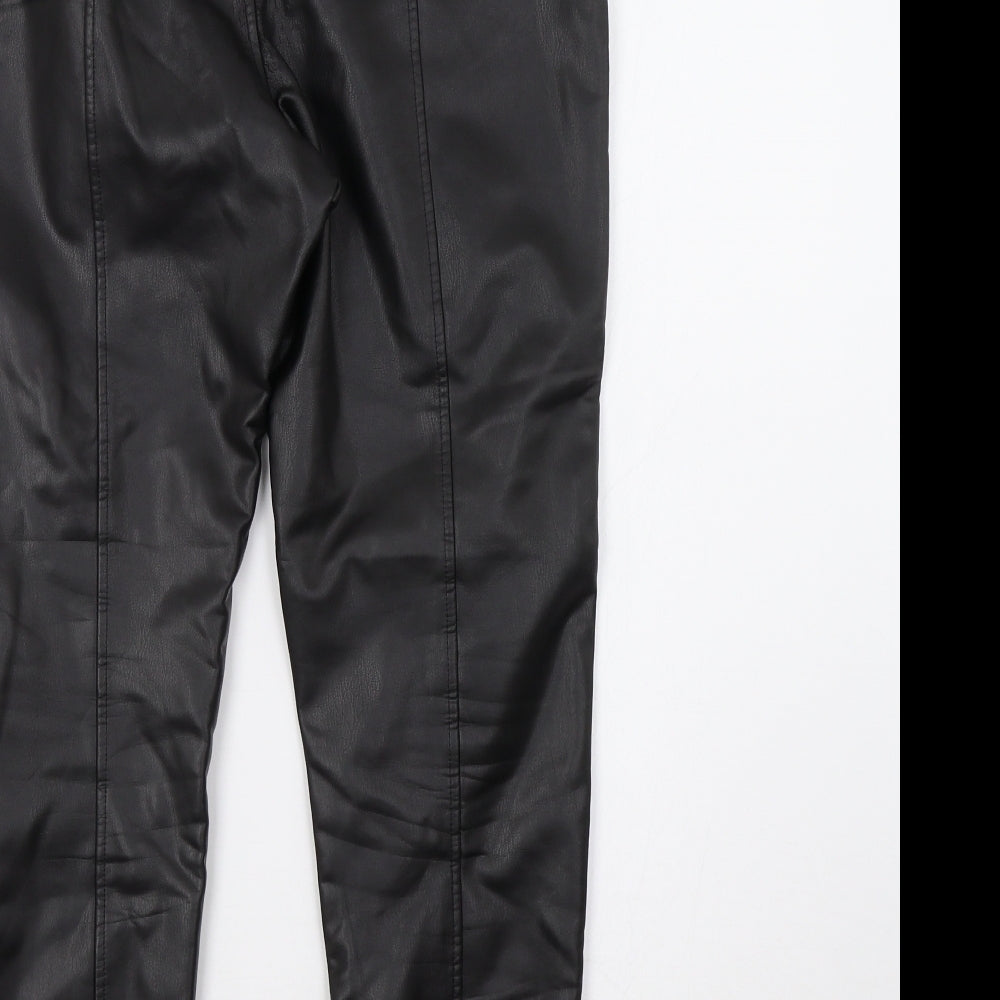 New Look Womens Black   Trousers  Size 12 L26 in