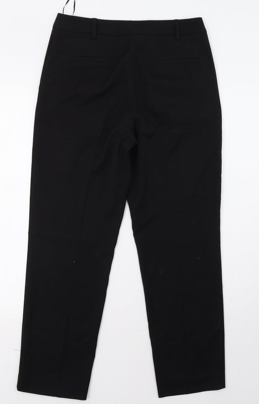 Sainsburys Womens Black   Trousers  Size 10 L30 in