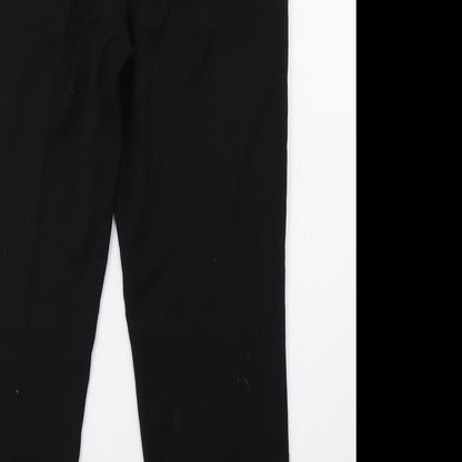 Sainsburys Womens Black   Trousers  Size 10 L30 in