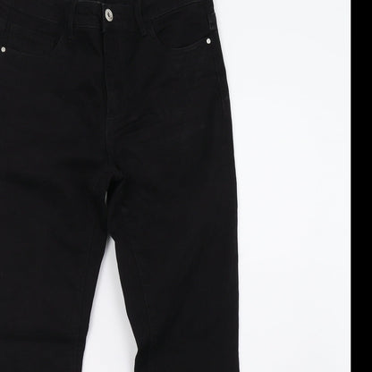 Only Womens Black  Denim Straight Jeans Size 10 L26 in