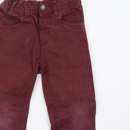 Primark Girls Purple  Denim Straight Jeans Size 3-4 Years