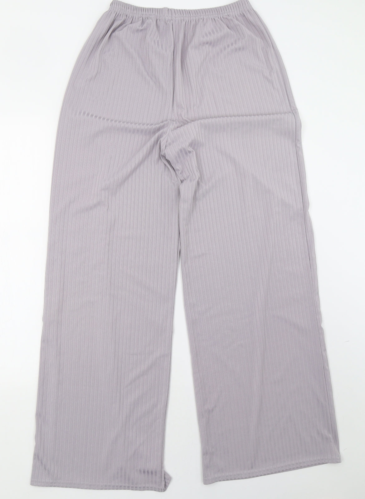 Womens UK Size 8 Preworn Regular Fit Windbreaker Purple Trousers