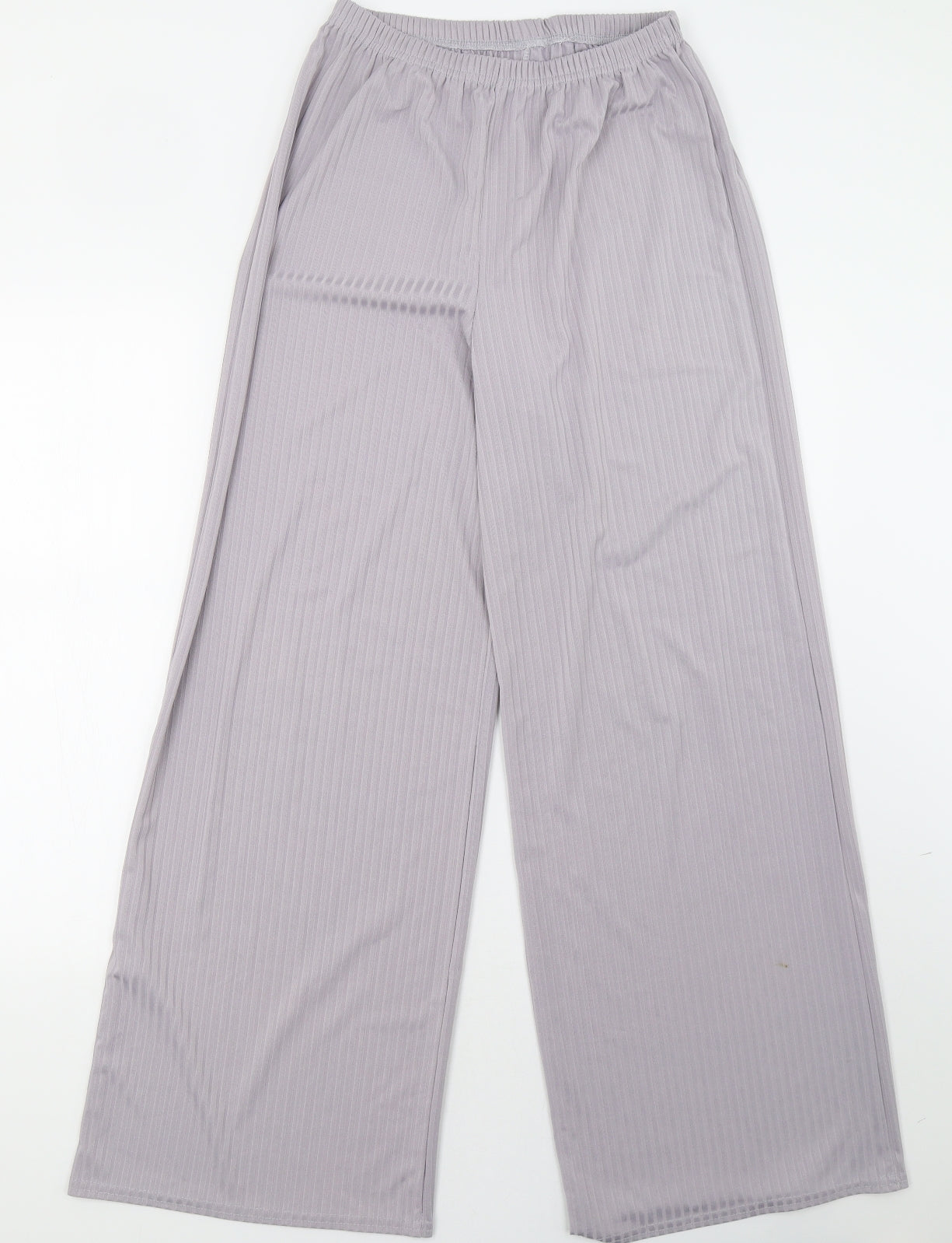 Womens UK Size 8 Preworn Regular Fit Windbreaker Purple Trousers