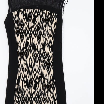 Roman Womens Black   Bodycon  Size 10