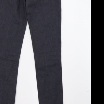 FOREVER 21 Womens Grey  Denim Straight Jeans Size 8 L28 in