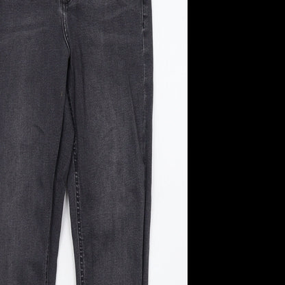Topshop Womens Grey  Denim Skinny Jeans Size 28 L30 in