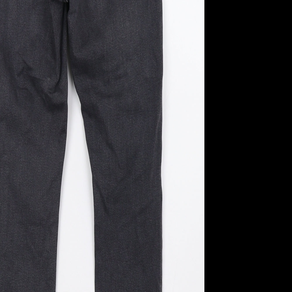 Topshop Womens Grey  Denim Skinny Jeans Size 28 L30 in