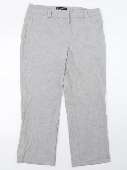 Kaleidoscope Womens Grey   Trousers  Size 14 L29 in