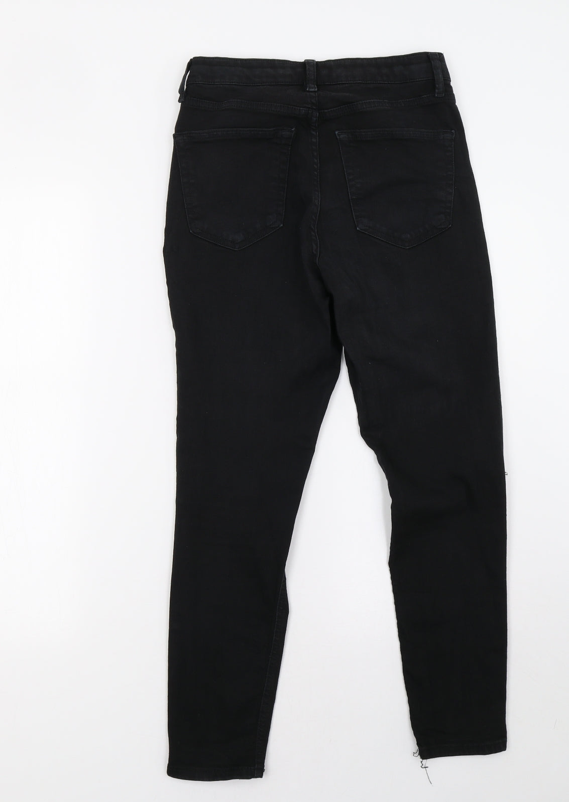Topshop Womens Black  Denim Skinny Jeans Size 28 L30 in