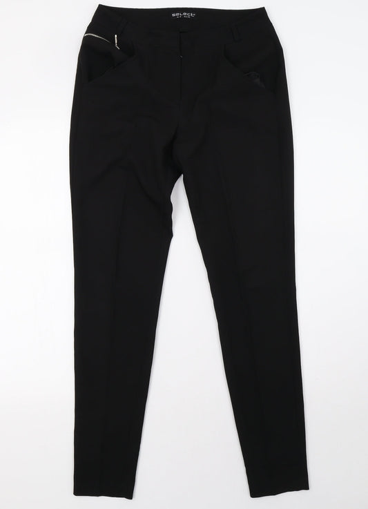 Select Womens Black   Trousers  Size 6 L30 in