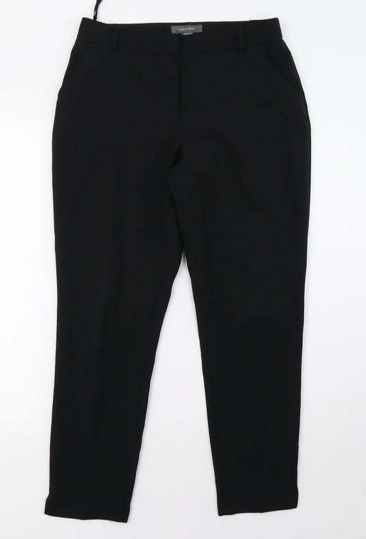 Primark Womens Black   Trousers  Size 10 L28 in