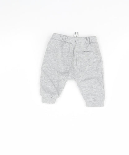 Nutmeg Baby Grey   Jogger Trousers Size 0-3 Months