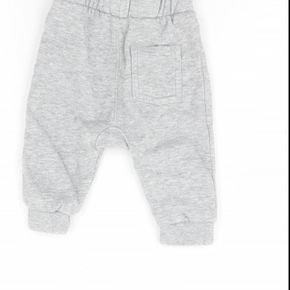 Nutmeg Baby Grey   Jogger Trousers Size 0-3 Months