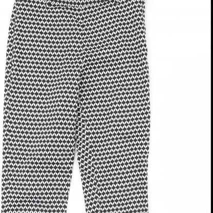 Womens UK Size 10 H&M Regular Fit  Black Trousers