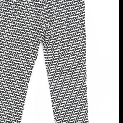 Womens UK Size 10 H&M Regular Fit  Black Trousers