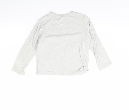 Primark Boys Grey   Basic T-Shirt Size 6 Years  - New york